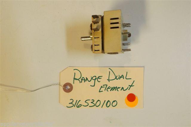 Kenmore STOVE 316530100 Range dual element used part Kenmore STOVE 316530100 Range dual element used part